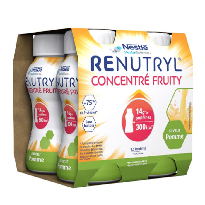 Nestlé HealthScience Renutryl Fruity Concentrate 4x200ml