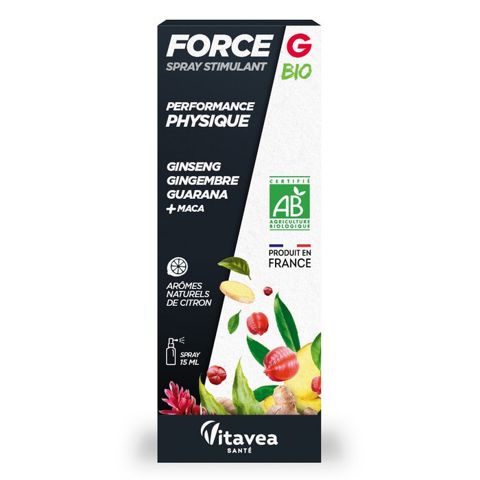 Bioes stimulating spray 15ml Force G Physical performance Vitavea Santé