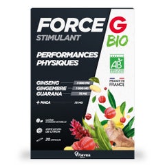 Vitavea Santé Force G Stimulant Bioes Physical Performance 20 Ampulas