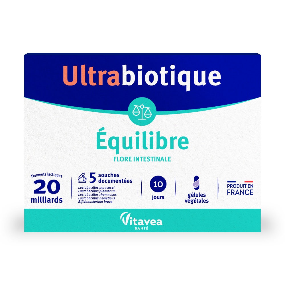 Vitavea Santé Ultrabiotique Balance Flore intestinale X 10 Capsules