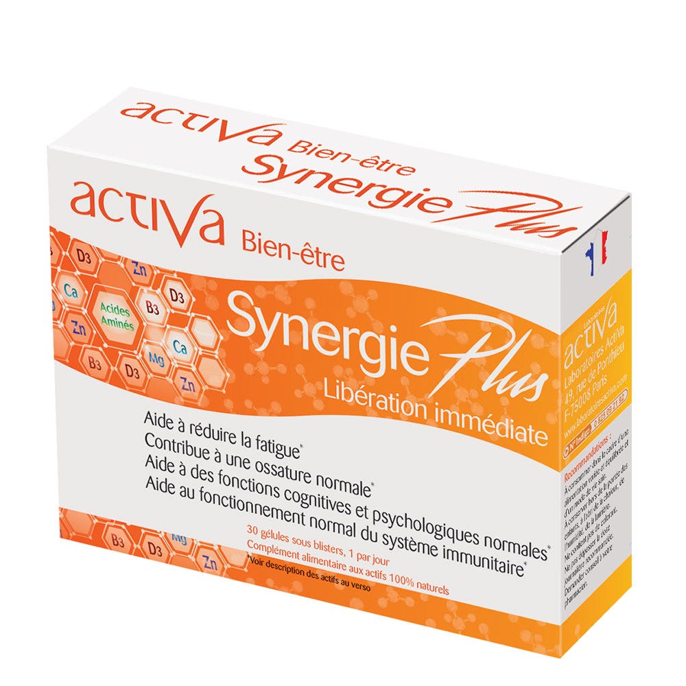 Activa Well-being Synergy Plus Libération immédiate 30