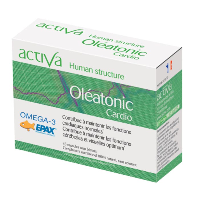 Oleatonic Cardio 45 Capsules Human Structure Activa