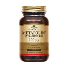 Solgar Metafolin® 400 µg Patented Vitamin B9 x50 tablets