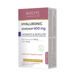 Biocyte Anti-wrinkle Hyaluronic 400mg Moisturises and plumps x 30 day capsules + 30 Night capsules