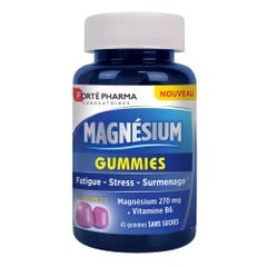 Forté Pharma Magnesium Raspberry flavour Sugar free 45 Gummies