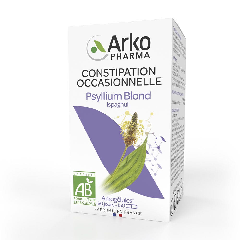 Arkopharma Arkocapsules Occasional Constipation Psyllium Blond ...