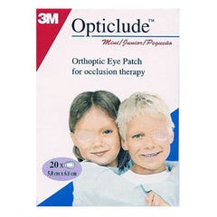 3M Opticlude 20 Orthoptic Bandages For Children 6cm X 5cm