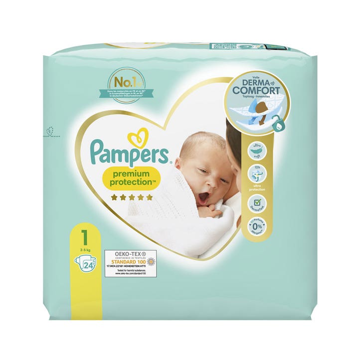 New Baby Nappies Size 1 2- X 21 x24 2-5 kg Pampers