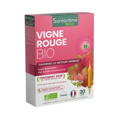 Santarome Vigne Rouge Promotes Venous Return Bio 20 x 10ml Ampoules