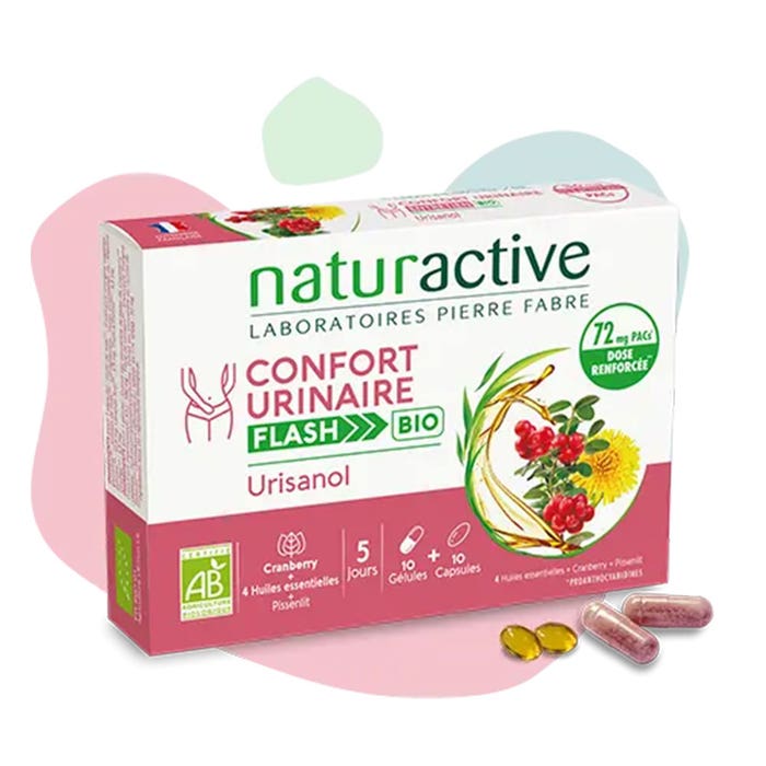 Naturactive Naturactive Urisanol Flash Bio Urinary Comfort 10 Gelules + 10 Capsules