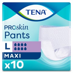 Tena Proskin Maxi Pants Urinary Absorbent Size L 100-135 cm x10