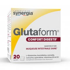 Synergia Glutaform Digestive Comfort Peach Taste 20 Sachets