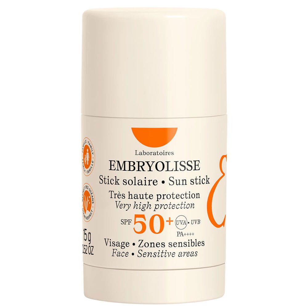 Embryolisse Sunscreens SPF50+ Stick Face Sensitive Areas 15g