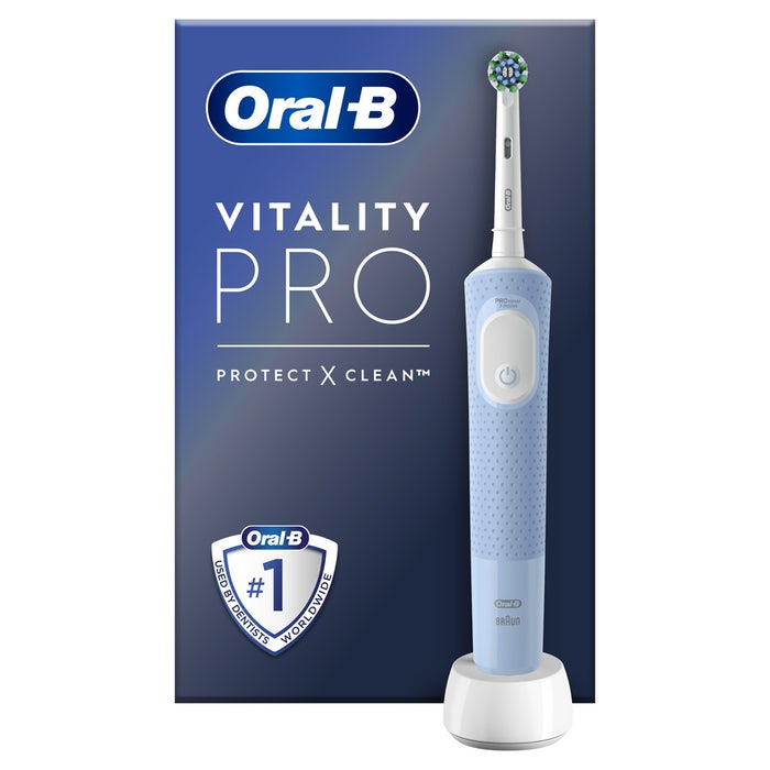 Oral-B Cross Action Vitality Pro Cross Action Electric Toothbrush Blue