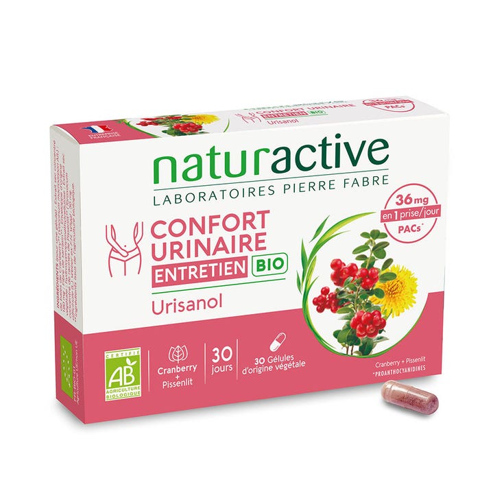 Naturactive Naturactive Urisanol Confort urinaire entretien Bio 30 Gélules