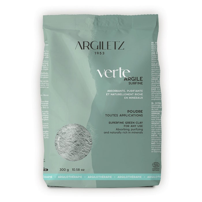Argiletz Green Clay Surfine Powder All Applications 300g