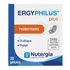 Nutergia Ergyphilus Probiotics En Attaque Voyage 30 capsules