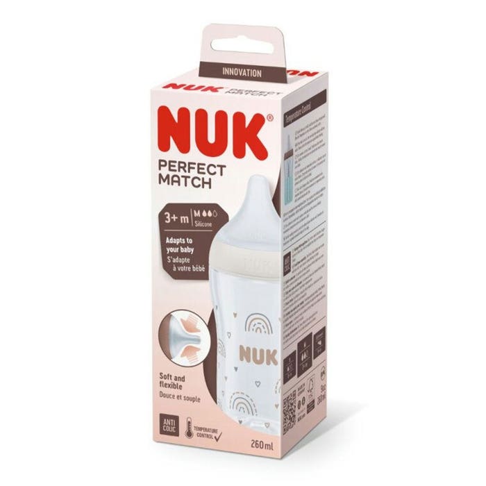 Nuk Perfect Match Feeding bottle Months and Plus 260ml