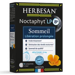 Herbesan Noctaphyt LP 8h Sommeil Libération Prolongée 30 Comprimés