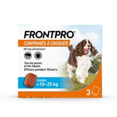 Frontline Frontpro antiparasitic large dog 10-25kg Fleas and ticks x3 tablets