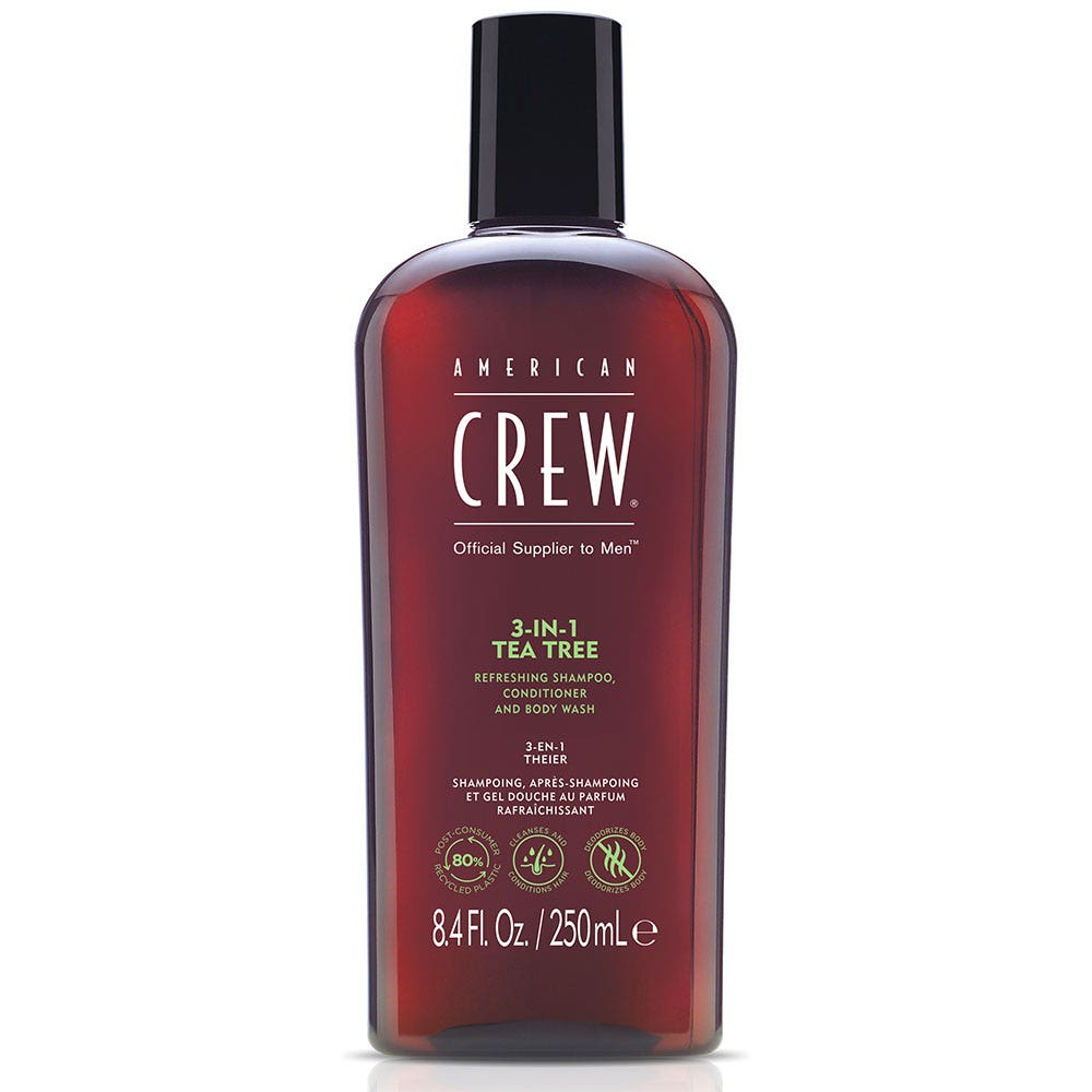 American Crew 3 in 1 Tea tree Shampoo 250ml Easypara