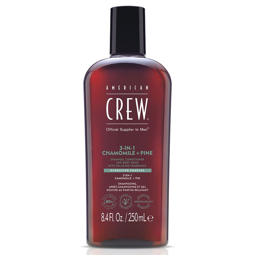 American Crew 3 in 1 Shampoo Chamomile + Pine 250ml