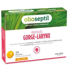 Olioseptil GorgeLarynx Miel/Citron 24 pastilles