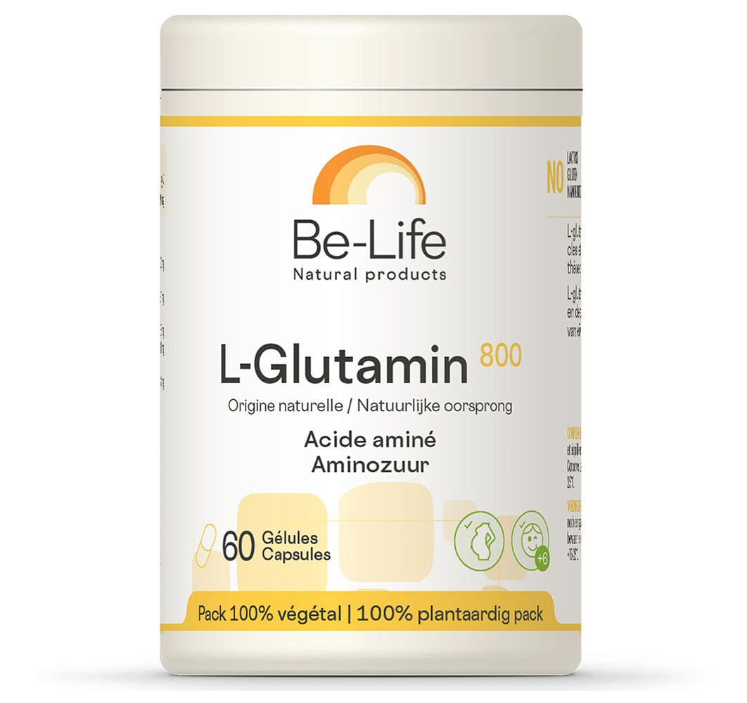 Be-Life L-glutamin 800 Amino Acid 60 capsules