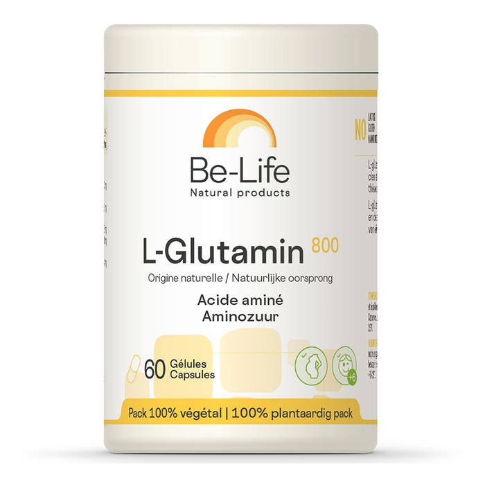 Be-Life L-glutamin 800 Acide Amine 60 gélules