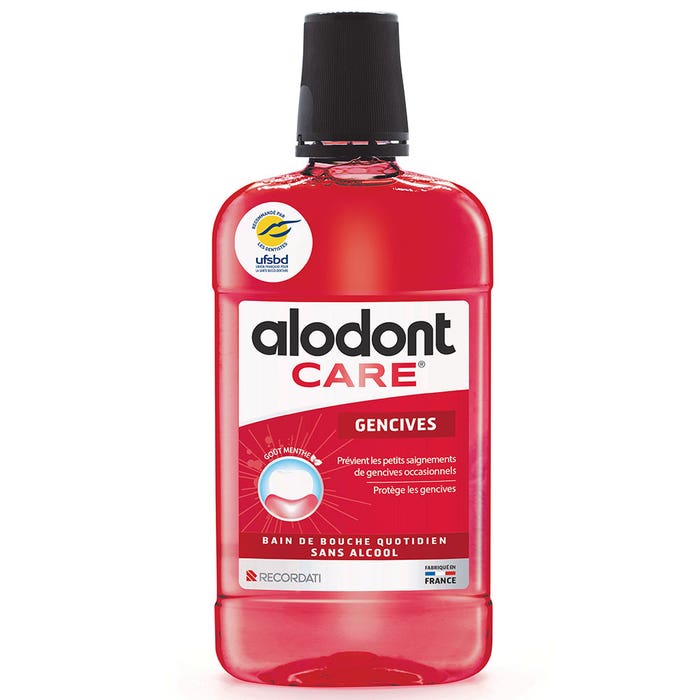 Alodont Care Alodont Protect Mouthwash Minor Gum Bleeding 500ml - Easypara