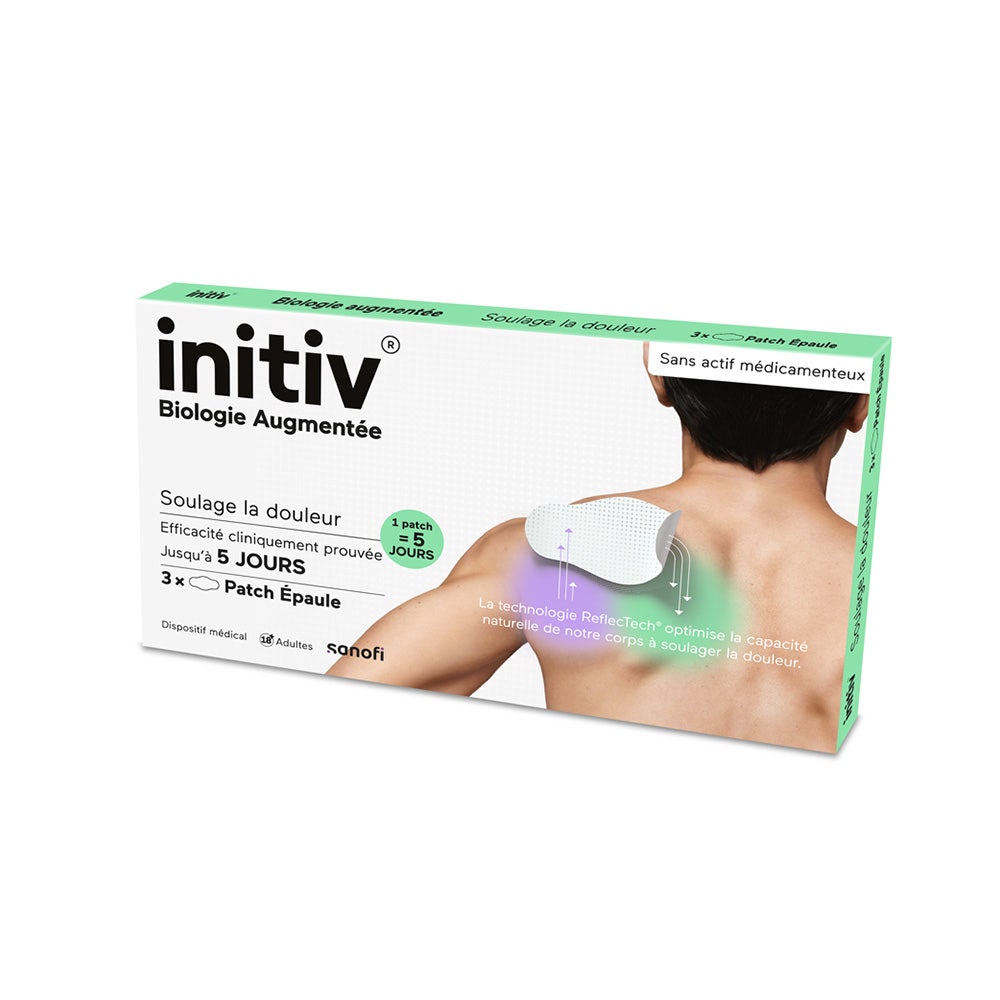 Initiv Adult shoulder patch 1 box of 3 patches