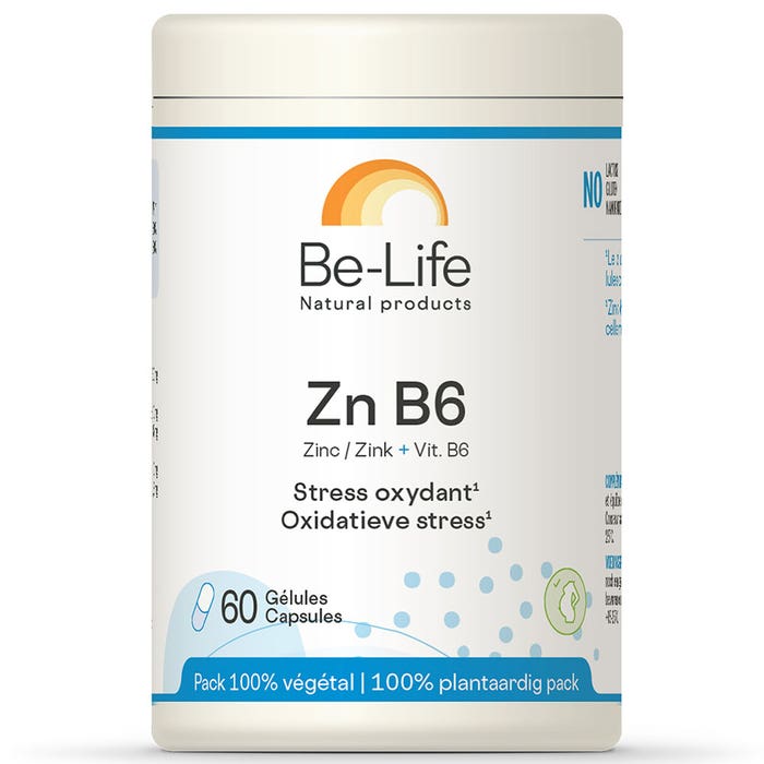 Be-Life Zn B6 60 gélules