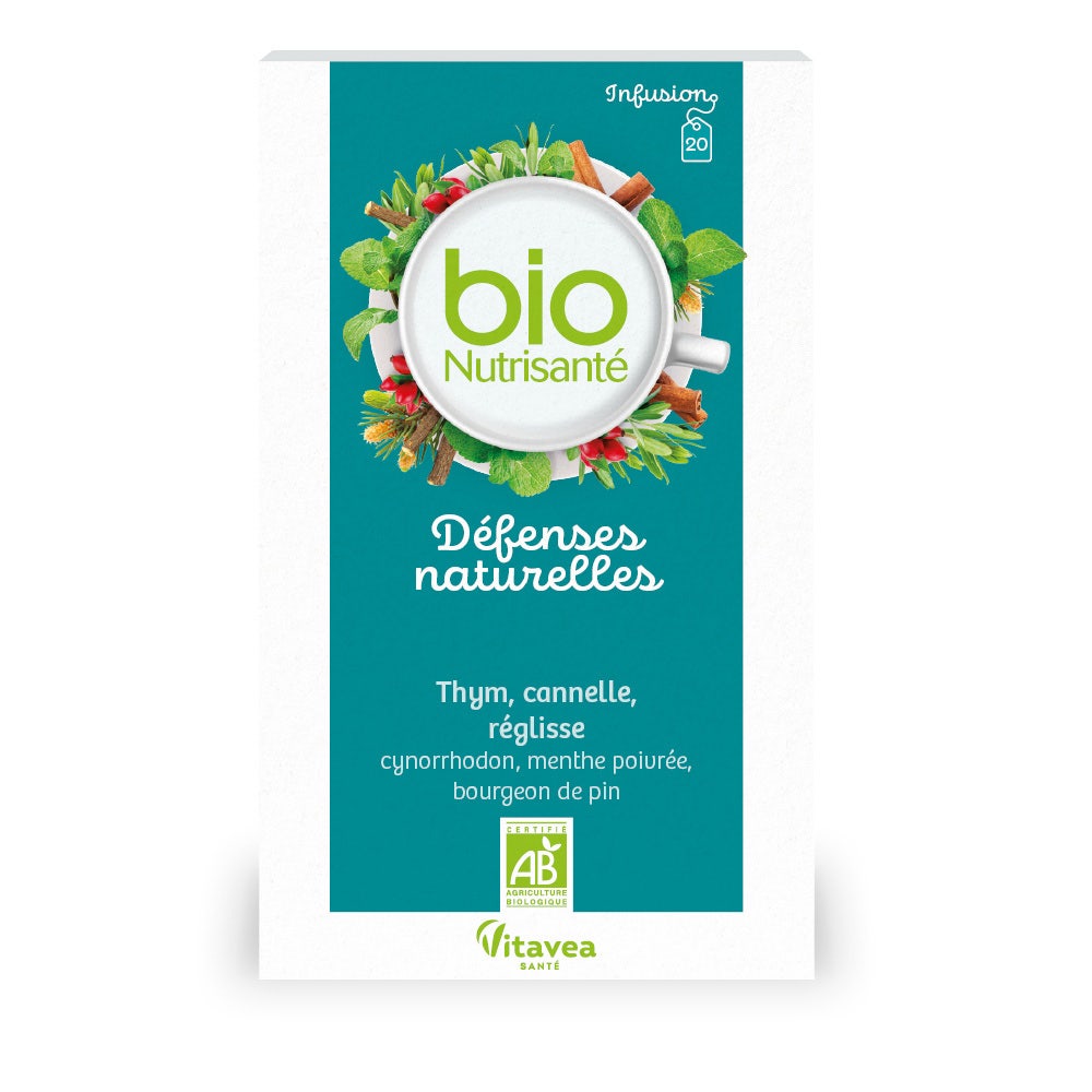 Vitavea Santé Bio Herbal Teas Natural Defences 20 Sachets 20 sachets ...