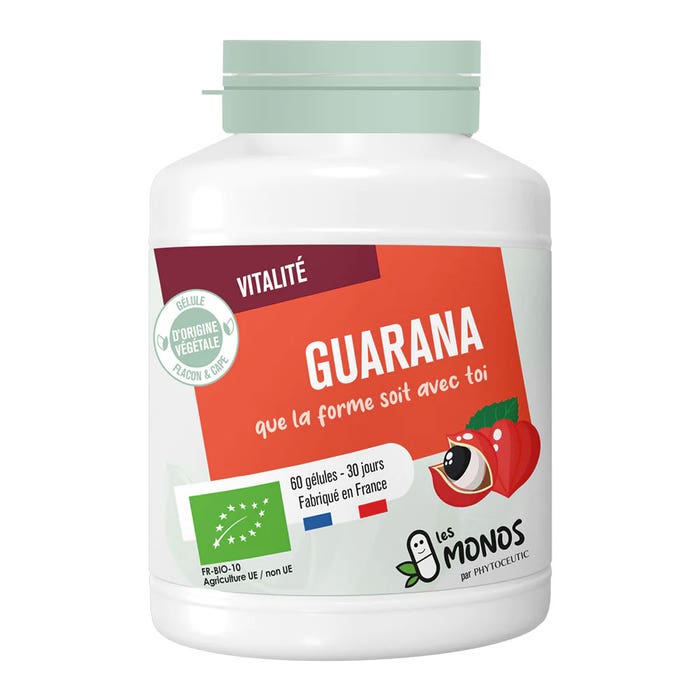 Phytoceutic Les Monos Vitality Organic Guarana 60 capsules