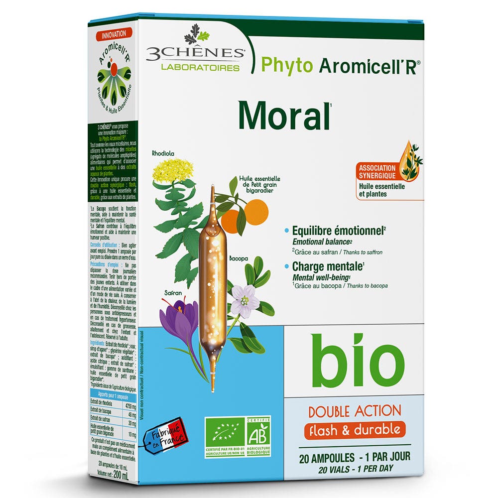 3 Chênes Ampulas Moral Bio x20