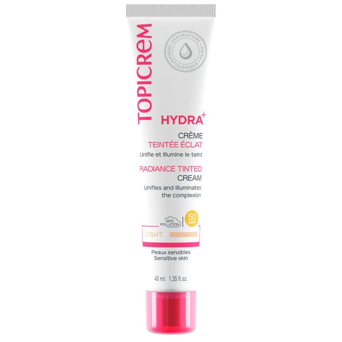 Topicrem Hydra+ Radiance Tinted Cream SPF50 40ml