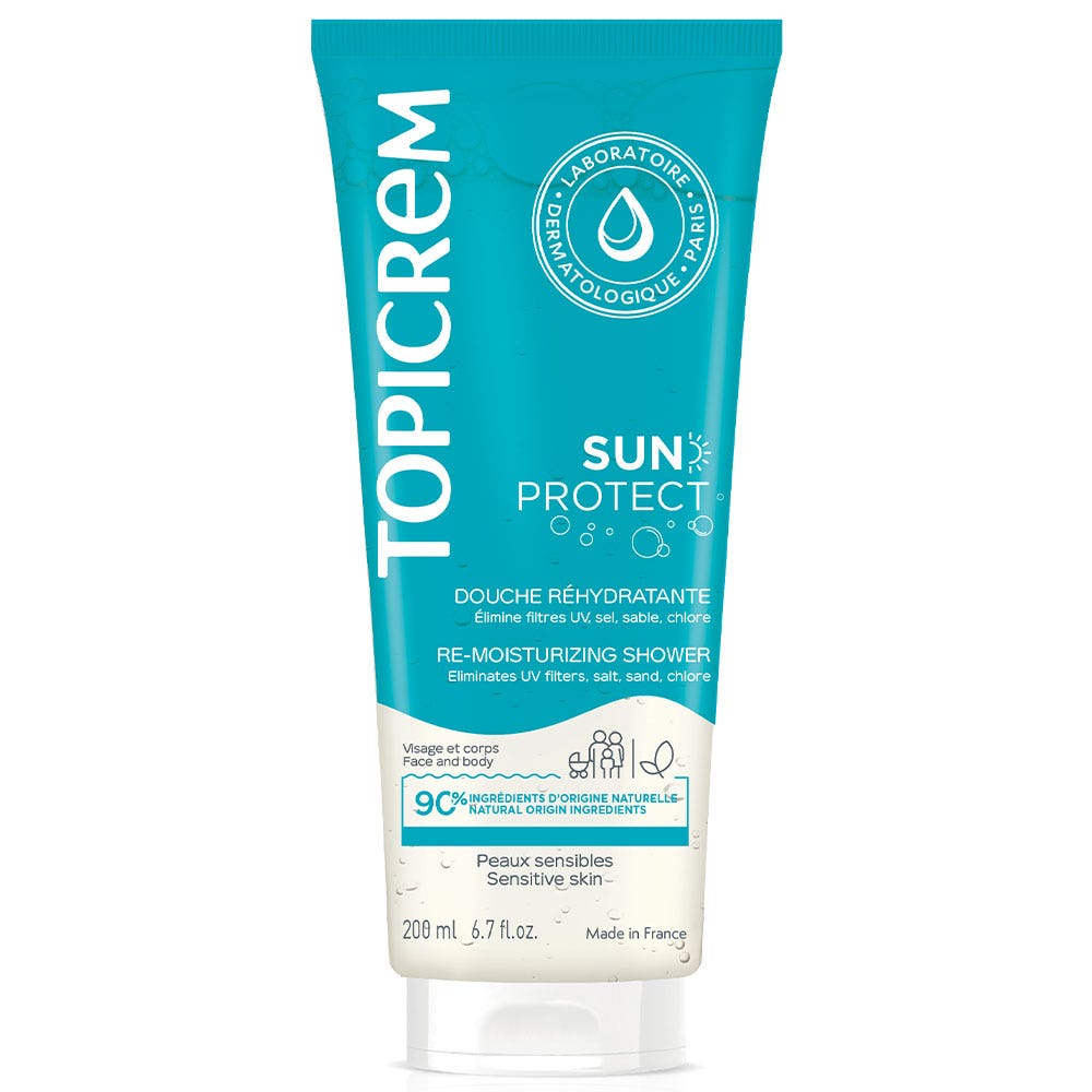 Topicrem Sun Protect Rehydrating Shower 200ml - Easypara