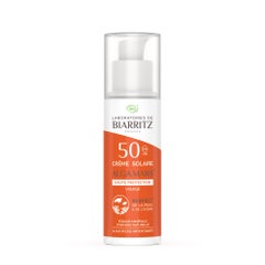 Laboratoires De Biarritz Solaires Algamaris Organic Sunscreen Face Cream Spf 50 Bio 50ml
