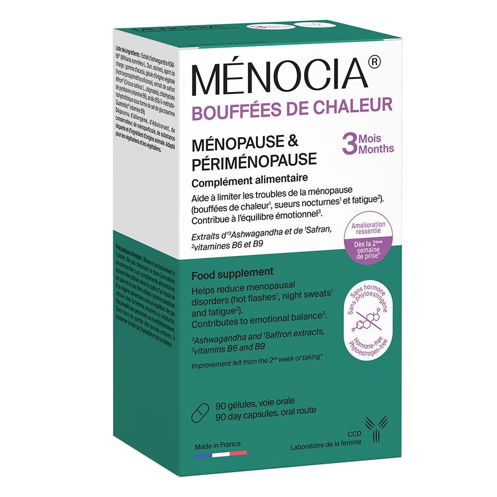 Ccd Menocia Hot flushes Menopause&Perimenopause 90 capsules Easypara