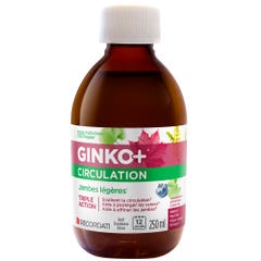 Ginko+ Circulation Light Feet Raspberry Lemon Flavour 250ml