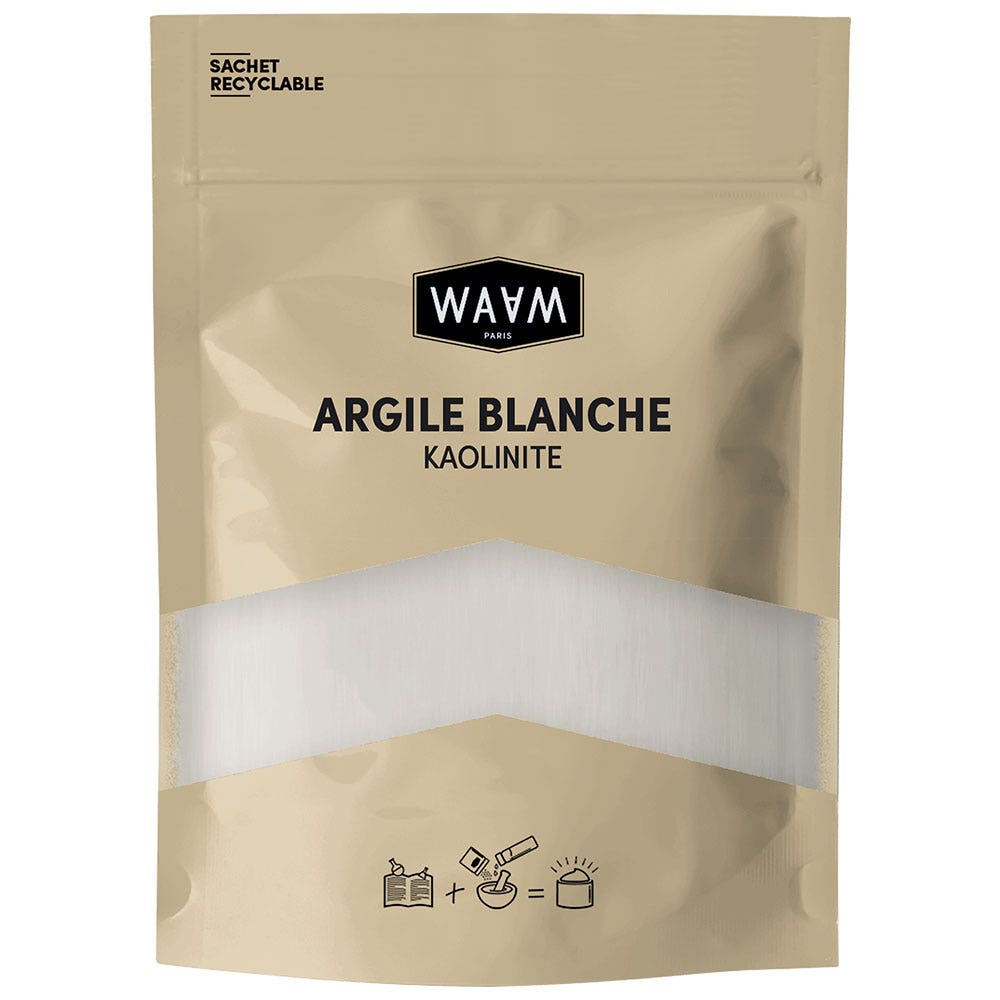 Waam White Clay kaolinite 150g
