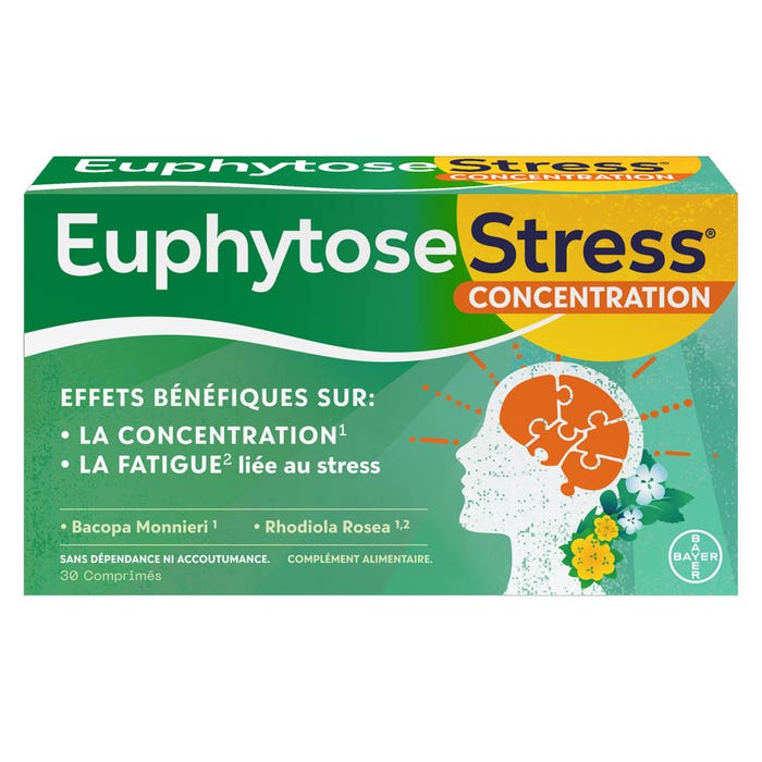 Bayer Euphytose Euphytose Zen Physical and emotional resistance to stress 30 tablets