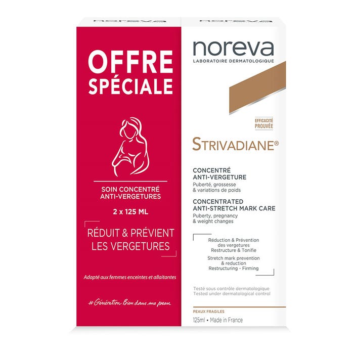 Noreva Strivadiane Stretch Mark Concentrate Cream 250ml