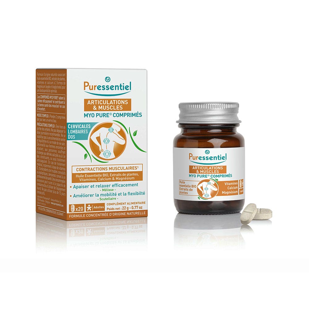 Puressentiel Joints & Muscles Myo Pure Muscle Contractions 20 tablets