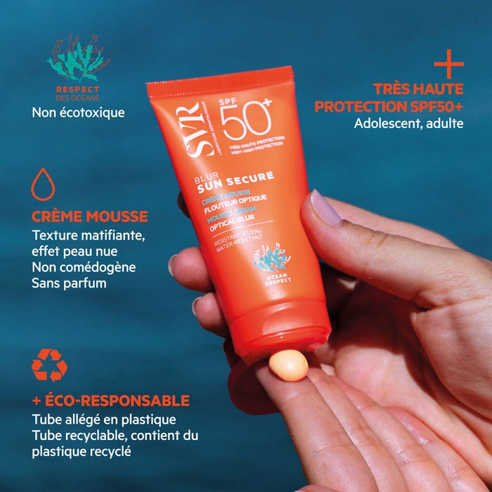 SVR Sun Secure Blur SPF50+ Cream Sans Parfum 50ml SVR Sun Secure Blur SPF50+ Cream Sans Parfum 50ml