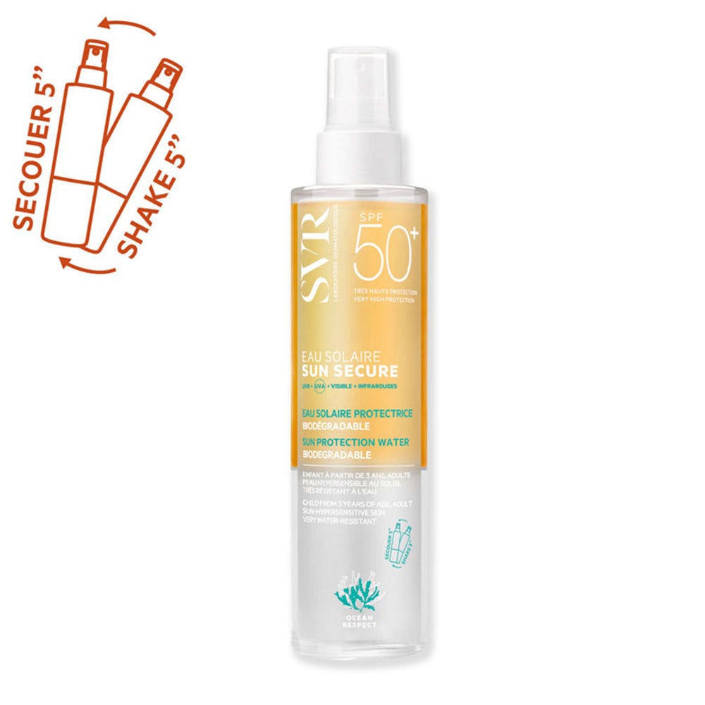 Svr Sun Secure Biodegradable Protective Sunscreens Water SPF50 200ml