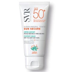 Svr Sun Secure Tinted Mineral Sunscreen Dry To Very Dry Skins Spf50+ 50ml