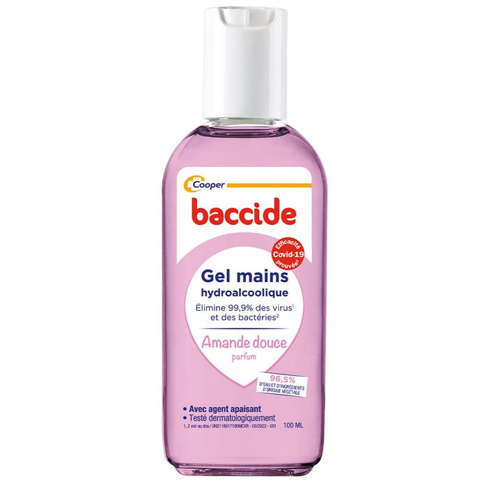 Baccide No-Rinse Hands Gel With Sweet Almond 100ml