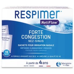 Respimer Netiflow nasal irrigation sachets x16