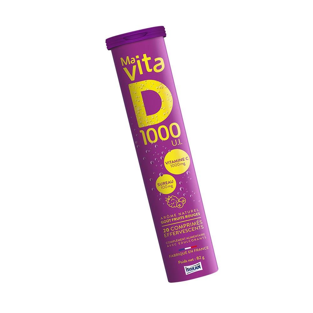 Isoxan Ma Vita D 1000U.I. 20 effervescent tablets